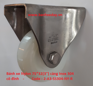 banh-xe-nylon-75x32-cang-inox-304-co-dinh-a-caster